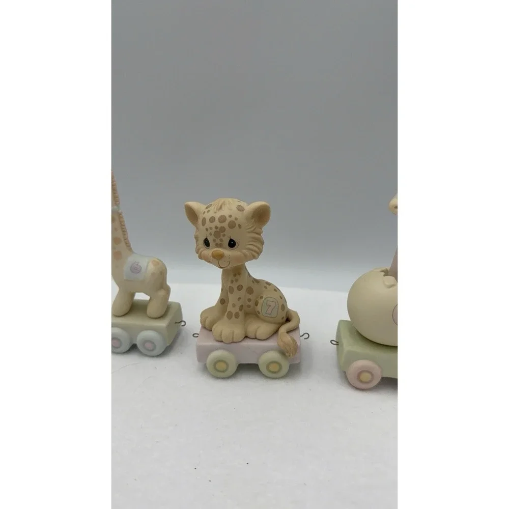 Enesco Precious Moments Birthday Train Newborn - 8‎ Yrs old & Clown VTG 1985